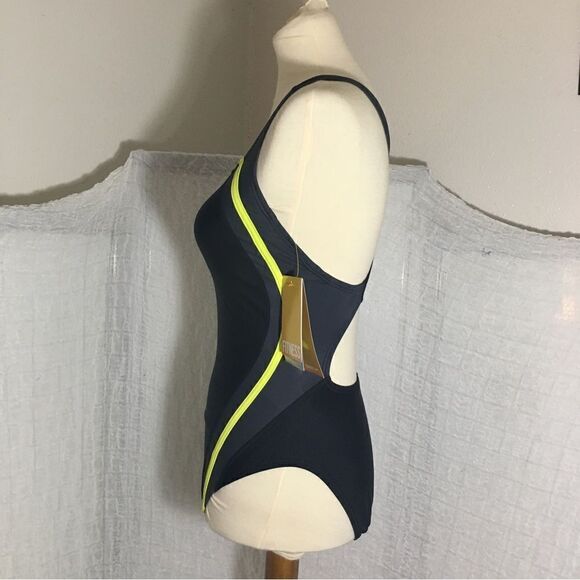 Speedo NWT Fitness One Piece Swimsuit Size 10 - Picture 4 of 11